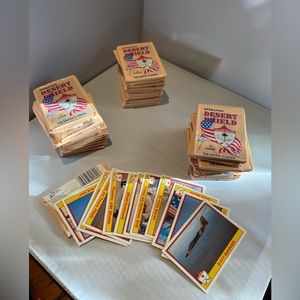 VTG, NIB- Desert Shield trading cards, 24